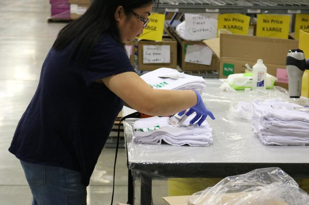 Packaging e-commerce order