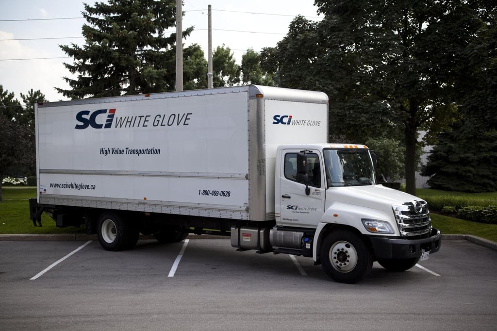 Metro Supply Chain White Glove Services Truck