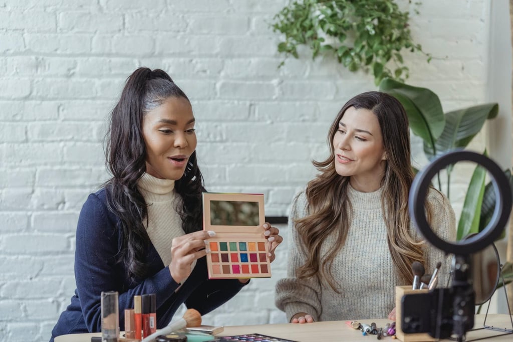 Beauty e-commerce influencers