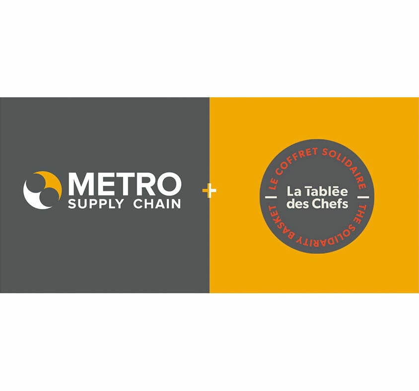 Chaîne D’Approvisionnement Metro fournit des services de logistique et de transport à La Tablee Des Chefs pour aider à nourrir les Canadiens dans le besoin.